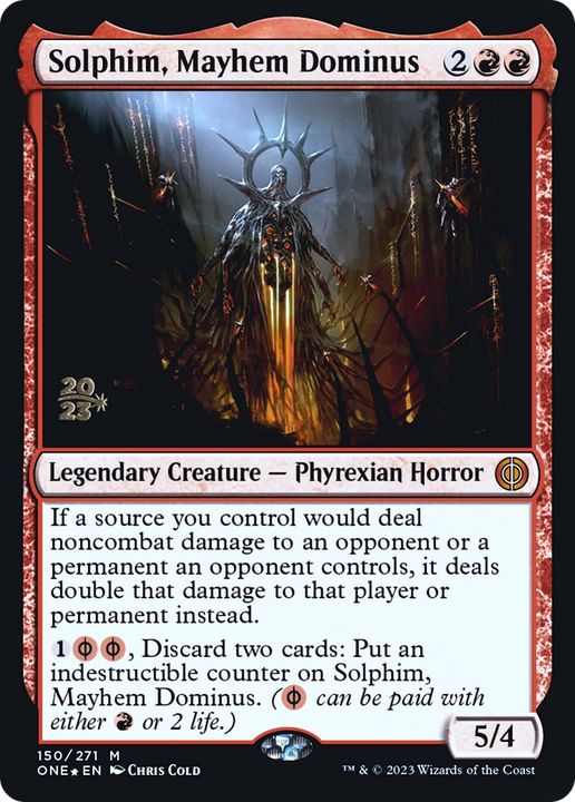 Solphim, Mayhem Dominus in the group Magic the Gathering / Types / Colors / Red at Proxyprinters.com (64900)