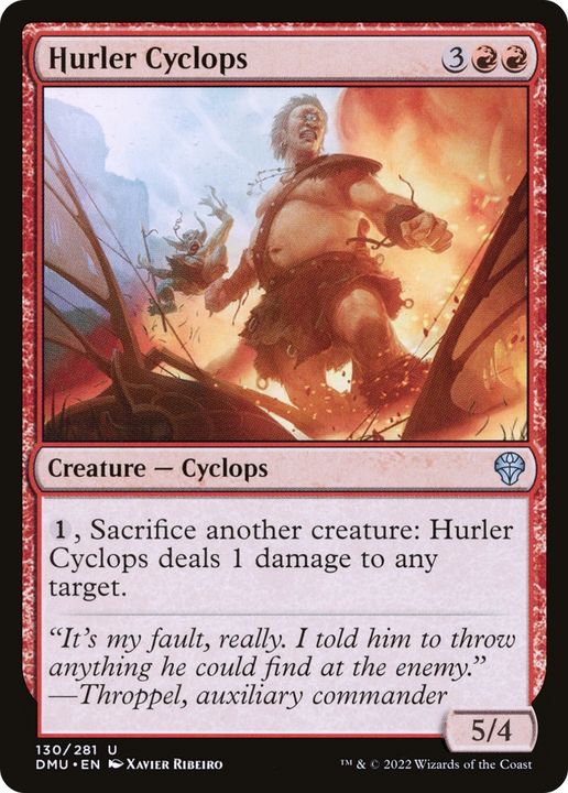 Hurler Cyclops in the group Magic the Gathering / Sets / Dominaria United at Proxyprinters.com (64903)