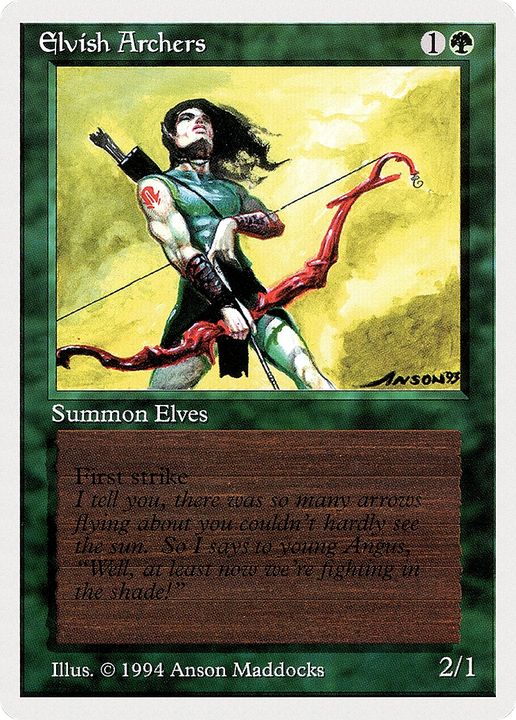 Elvish Archers in the group Magic the Gathering / Types / Creatures / Elf at Proxyprinters.com (64905)