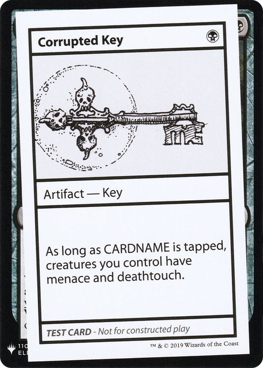 Corrupted Key in the group Magic the Gathering / Sets / Mystery Booster Playtest Cards 2019 at Proxyprinters.com (64911)