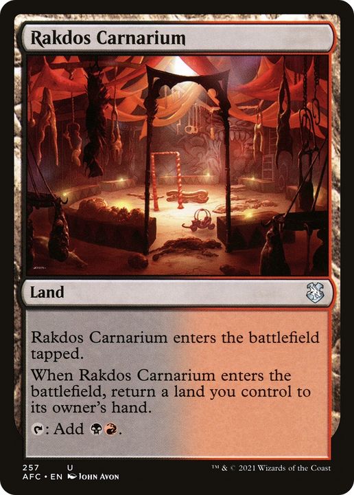 Rakdos Carnarium in the group Magic the Gathering / Sets / Forgotten Realms Commander at Proxyprinters.com (64924)