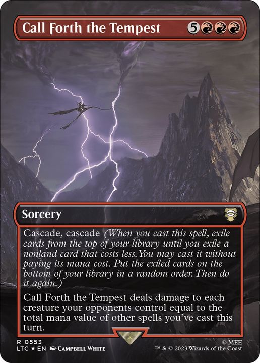 Call Forth the Tempest in the group Magic the Gathering / Types / Colors / Red at Proxyprinters.com (64937)