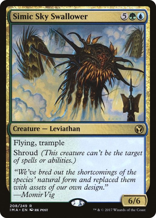 Simic Sky Swallower in the group Magic the Gathering / Types / Colors / Multicolors / G, U at Proxyprinters.com (64938)