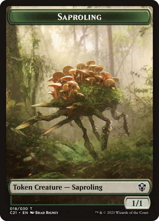 Saproling in the group Magic the Gathering / Types / Colors / Green at Proxyprinters.com (6494)