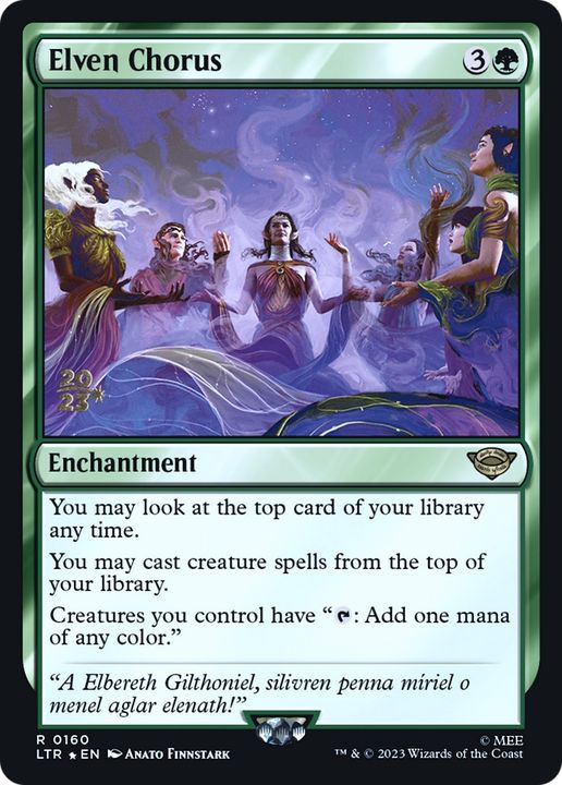 Elven Chorus in the group Magic the Gathering / Types / Enchantment / Enchantment at Proxyprinters.com (64962)