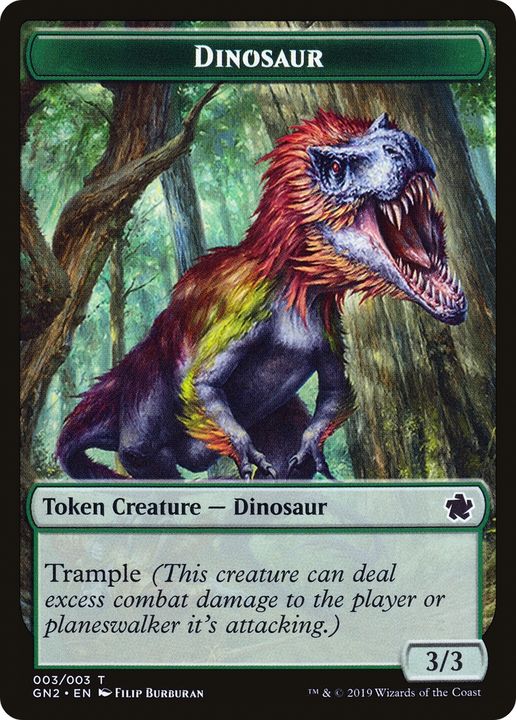 Dinosaur in the group Magic the Gathering / Types / Colors / Green at Proxyprinters.com (64982)