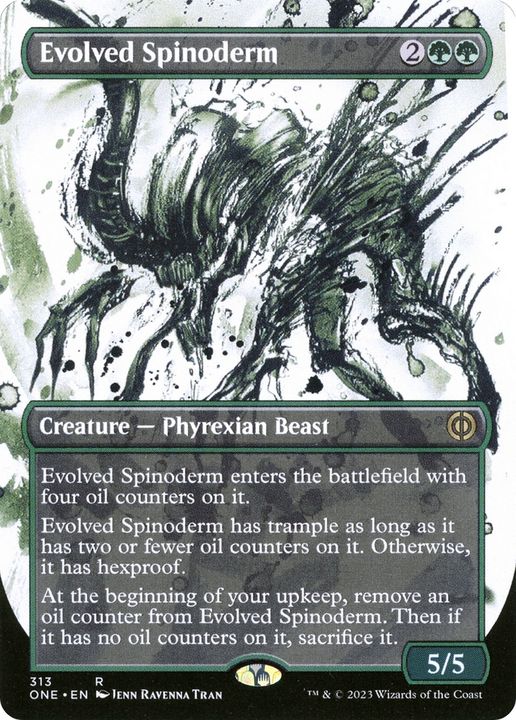 Evolved Spinoderm in the group Magic the Gathering / Types / Colors / Green at Proxyprinters.com (65035)