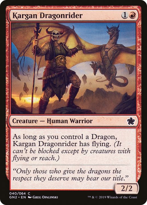 Kargan Dragonrider in the group Singles at Proxyprinters.com (65050)