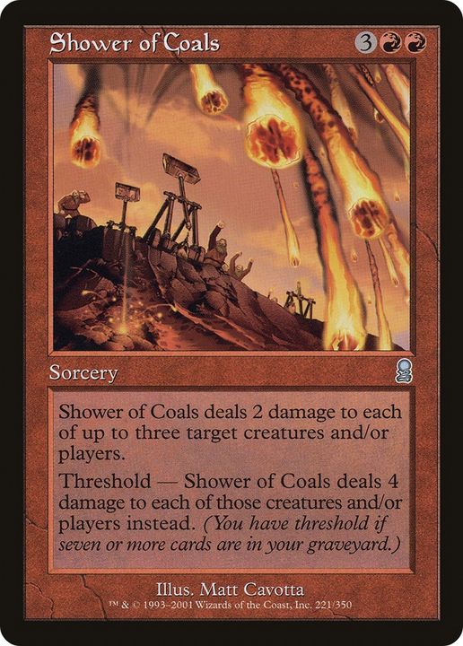 Shower of Coals in the group Magic the Gathering / Types / Colors / Red at Proxyprinters.com (65052)