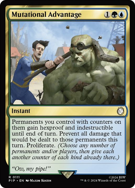 Mutational Advantage in the group Magic the Gathering / Types / Colors / Multicolors / G, U at Proxyprinters.com (65082)