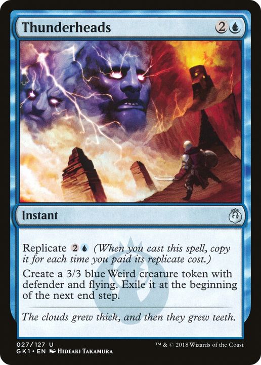 Thunderheads in the group Magic the Gathering / Types / Colors / Blue at Proxyprinters.com (65085)