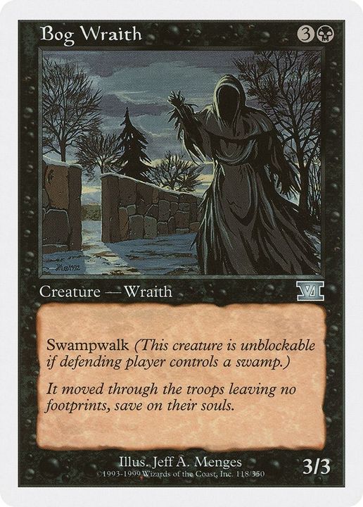 Bog Wraith in the group Magic the Gathering / Types / Colors / Black at Proxyprinters.com (6509)