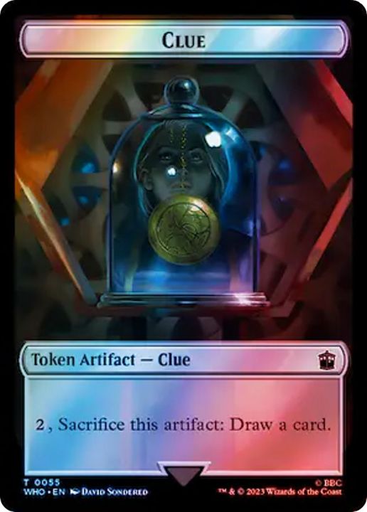 Clue in the group Magic the Gathering / Sets / Doctor Who Tokens at Proxyprinters.com (6510)