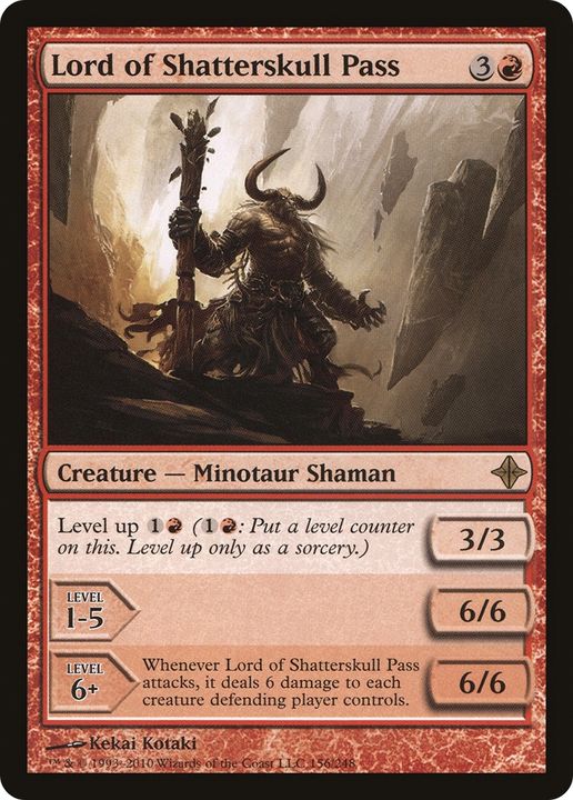 Lord of Shatterskull Pass in the group Magic the Gathering / Types / Colors / Red at Proxyprinters.com (65106)