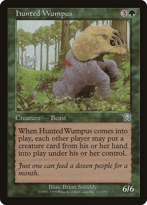 Hunted Wumpus in the group Magic the Gathering / Types / Colors / Green at Proxyprinters.com (65112)