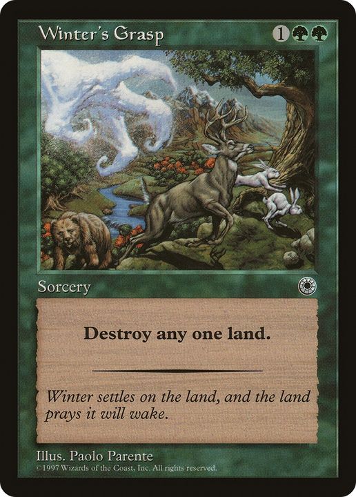 Winter's Grasp in the group Magic the Gathering / Types / Colors / Green at Proxyprinters.com (65117)