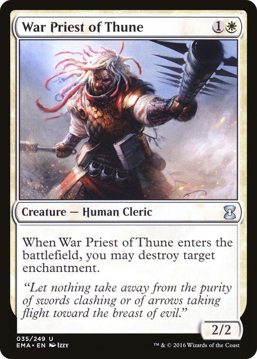 War Priest of Thune in the group Magic the Gathering / Types / Creatures / Human at Proxyprinters.com (65122)