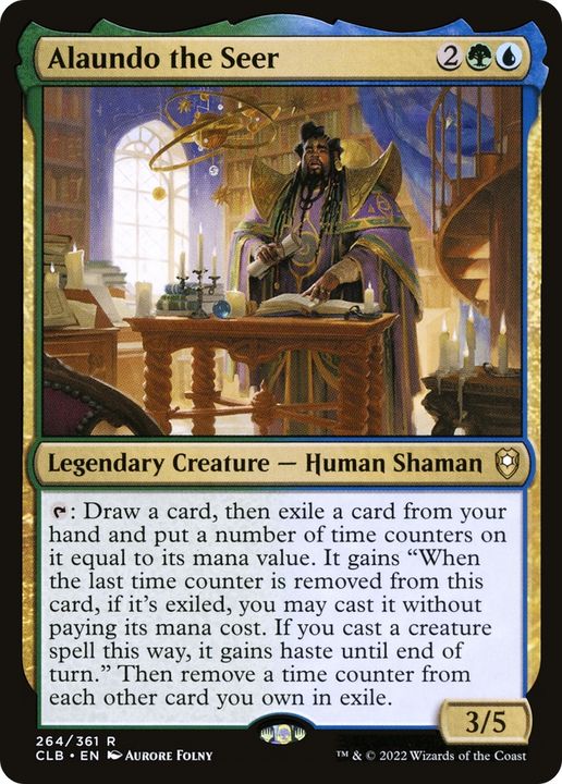 Alaundo the Seer in the group Magic the Gathering / Sets / Commander Legends: Battle for Baldur's Gate at Proxyprinters.com (65136)