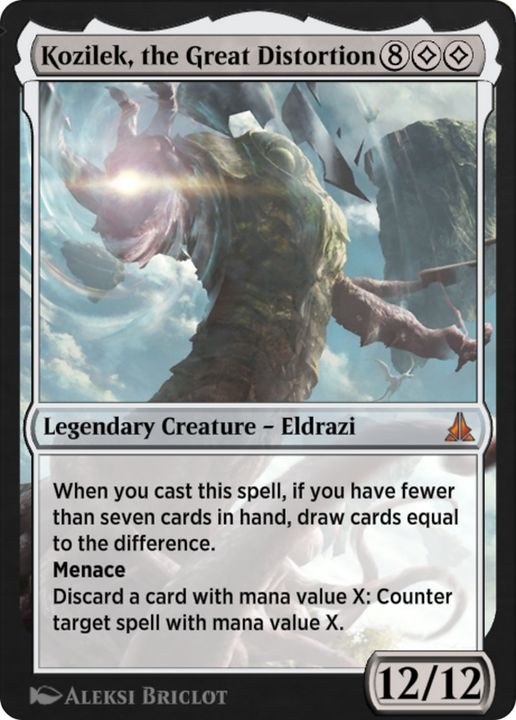 Kozilek, the Great Distortion in the group Magic the Gathering / Sets / Explorer Anthology 2 at Proxyprinters.com (65140)