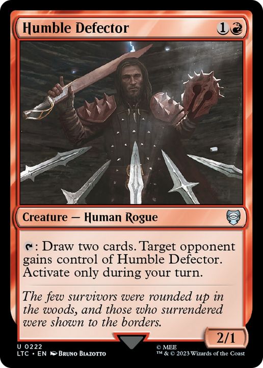 Humble Defector in the group Magic the Gathering / Types / Creatures / Human at Proxyprinters.com (65147)