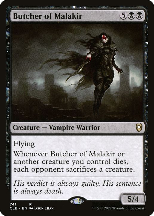 Butcher of Malakir in the group Magic the Gathering / Types / Creatures / Warrior at Proxyprinters.com (65165)