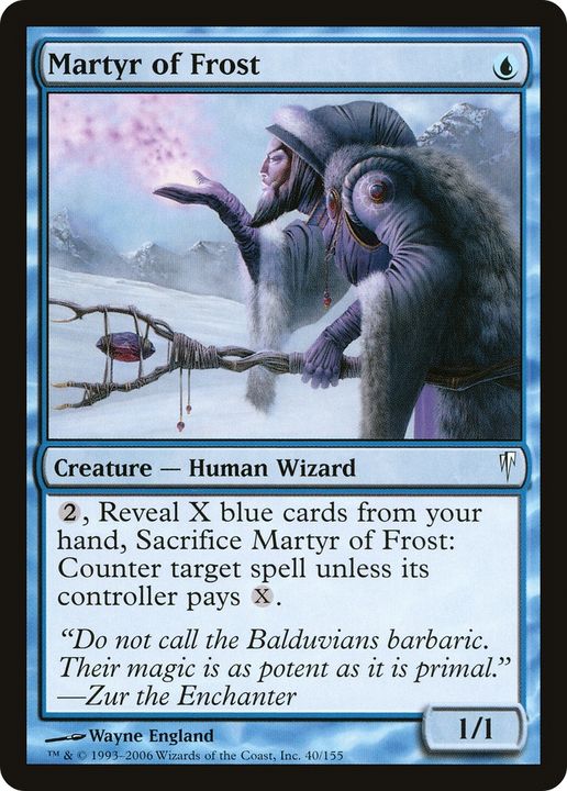 Martyr of Frost in the group Magic the Gathering / Sets / Coldsnap at Proxyprinters.com (65189)