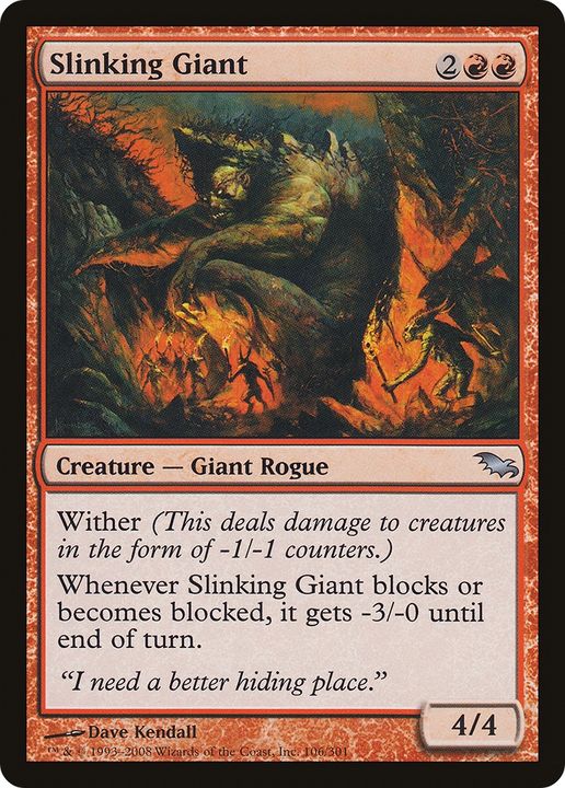 Slinking Giant in the group Magic the Gathering / Types / Colors / Red at Proxyprinters.com (65215)