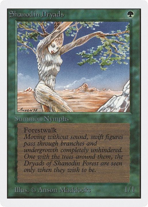 Shanodin Dryads in the group Magic the Gathering / Types / Colors / Green at Proxyprinters.com (65224)