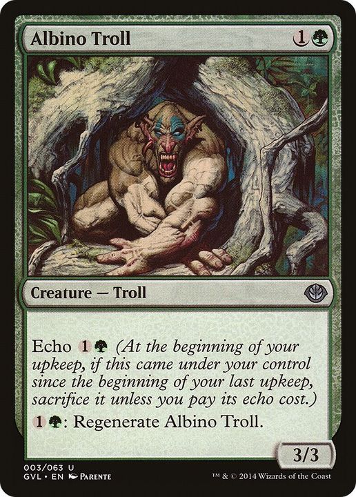 Albino Troll in the group Magic the Gathering / Types / Colors / Green at Proxyprinters.com (6526)