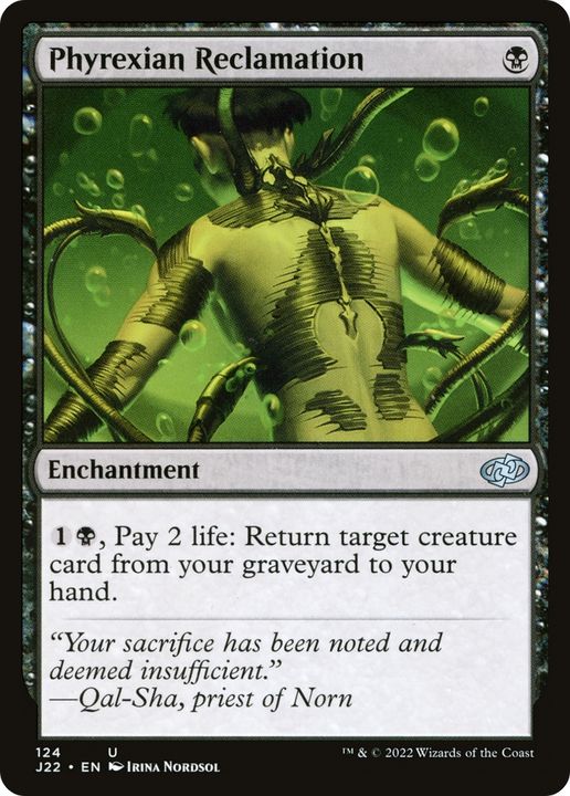 Phyrexian Reclamation in the group Magic the Gathering / Sets / Jumpstart 2022 at Proxyprinters.com (65261)