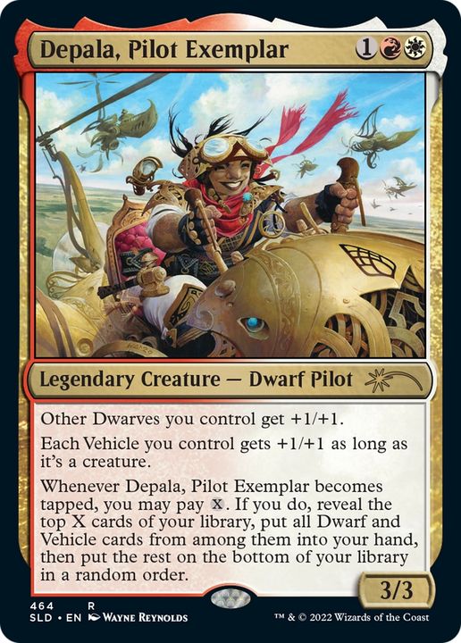 Depala, Pilot Exemplar in the group Magic the Gathering / Types / Colors / Multicolors / R, W at Proxyprinters.com (65262)