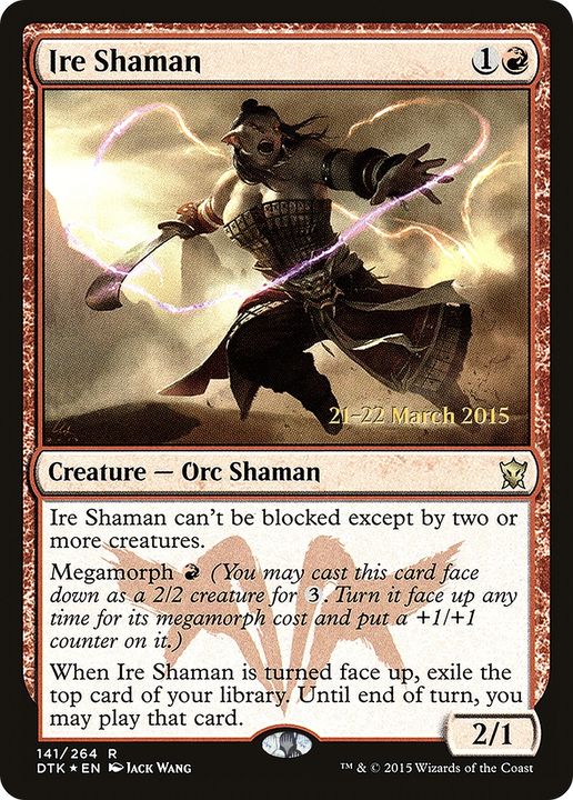 Ire Shaman in the group Magic the Gathering / Types / Colors / Red at Proxyprinters.com (65274)