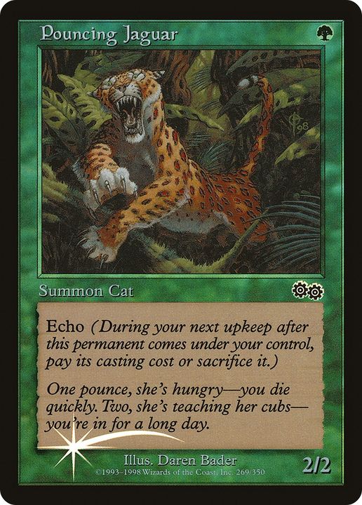 Pouncing Jaguar in the group Magic the Gathering / Types / Colors / Green at Proxyprinters.com (65281)