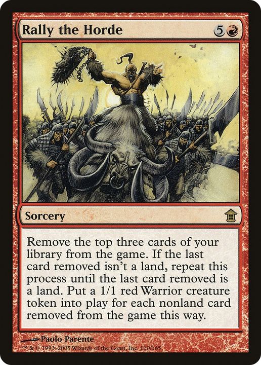 Rally the Horde in the group Magic the Gathering / Sets / Saviors of Kamigawa at Proxyprinters.com (65291)