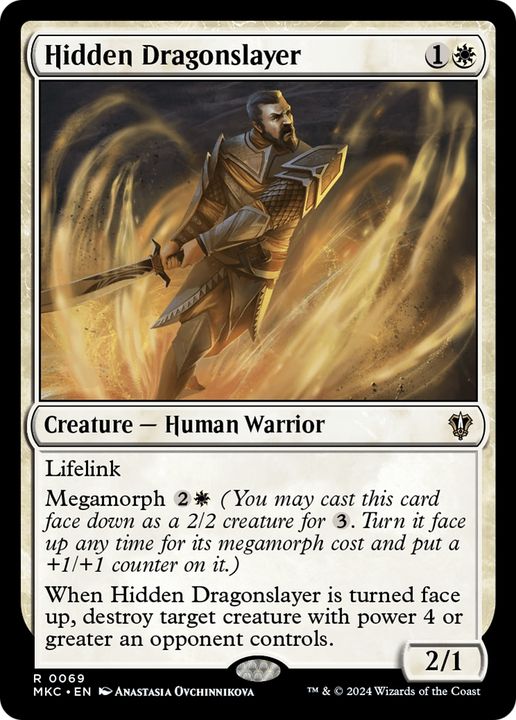 Hidden Dragonslayer in the group Magic the Gathering / Types / Creatures / Warrior at Proxyprinters.com (65303)