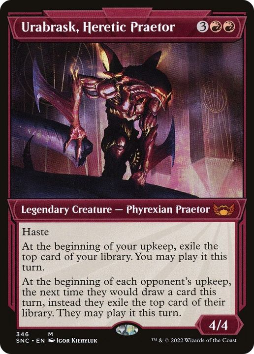 Urabrask, Heretic Praetor in the group Magic the Gathering / Types / Colors / Red at Proxyprinters.com (6532)