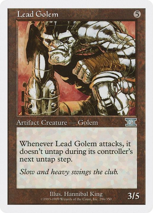 Lead Golem in the group Magic the Gathering / Sets / Classic Sixth Edition at Proxyprinters.com (65342)