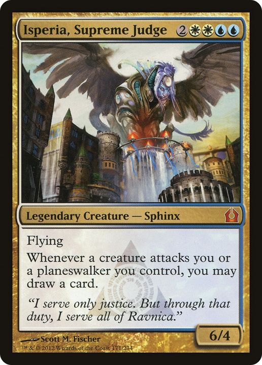 Isperia, Supreme Judge in the group Magic the Gathering / Types / Colors / Multicolors / U, W at Proxyprinters.com (65367)