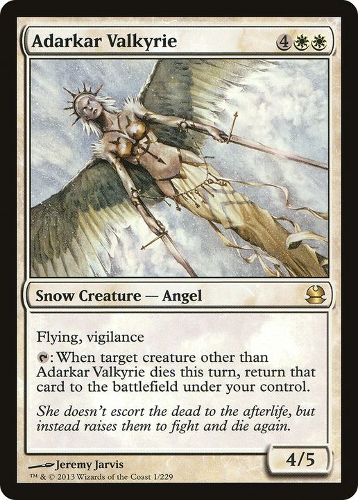 Adarkar Valkyrie in the group Magic the Gathering / Types / Colors / White at Proxyprinters.com (65378)