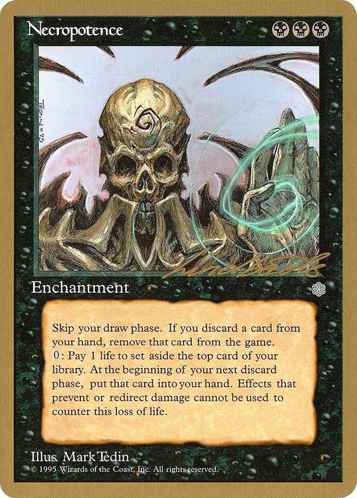 Necropotence in the group Magic the Gathering / Sets / Pro Tour Collector Set at Proxyprinters.com (6538)