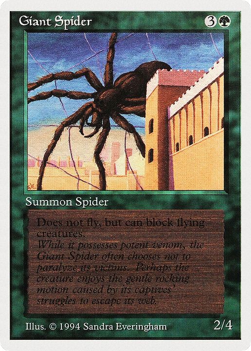 Giant Spider in the group Magic the Gathering / Types / Colors / Green at Proxyprinters.com (65389)