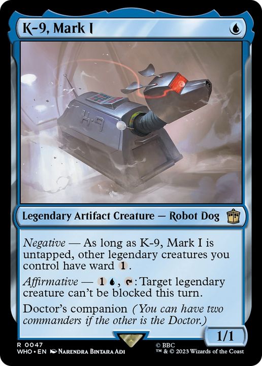 K-9, Mark I in the group Magic the Gathering / Sets / Doctor Who at Proxyprinters.com (65400)