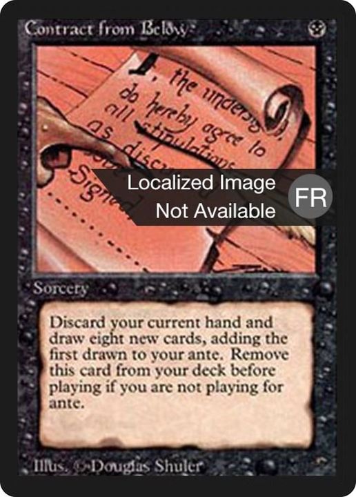 Contract from Below in the group Magic the Gathering / Types / Colors / Black at Proxyprinters.com (6543)