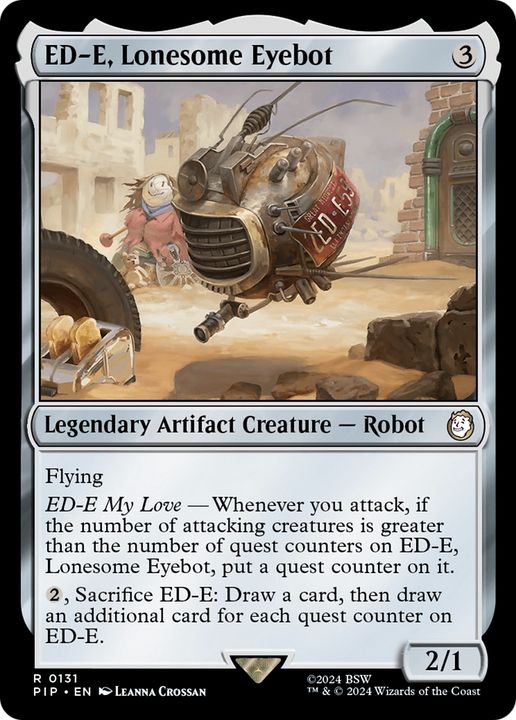 ED-E, Lonesome Eyebot in the group Magic the Gathering / Sets / Fallout at Proxyprinters.com (65462)