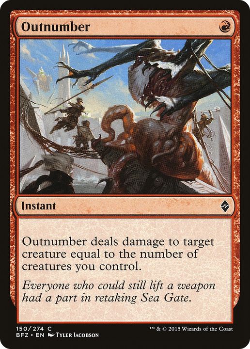 Outnumber in the group Magic the Gathering / Types / Colors / Red at Proxyprinters.com (65503)