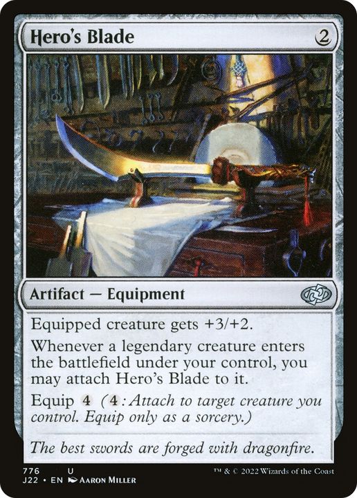 Hero's Blade in the group Magic the Gathering / Types / Artifacts / Artifact at Proxyprinters.com (65518)