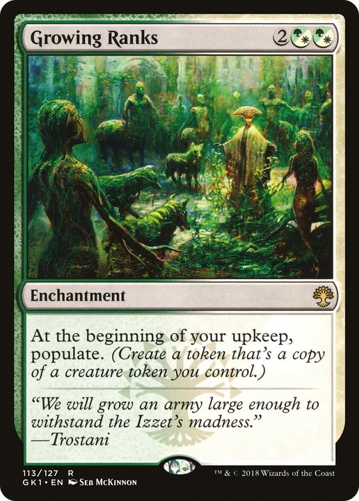 Growing Ranks in the group Magic the Gathering / Types / Enchantment / Enchantment at Proxyprinters.com (65530)