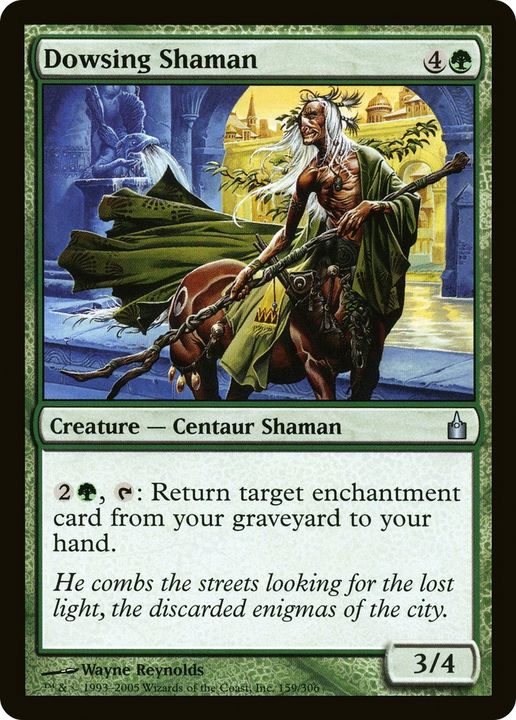 Dowsing Shaman in the group Magic the Gathering / Types / Colors / Green at Proxyprinters.com (65531)