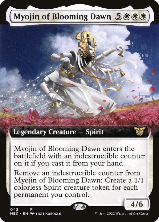 Myojin of Blooming Dawn in the group Magic the Gathering / Types / Colors / White at Proxyprinters.com (65560)