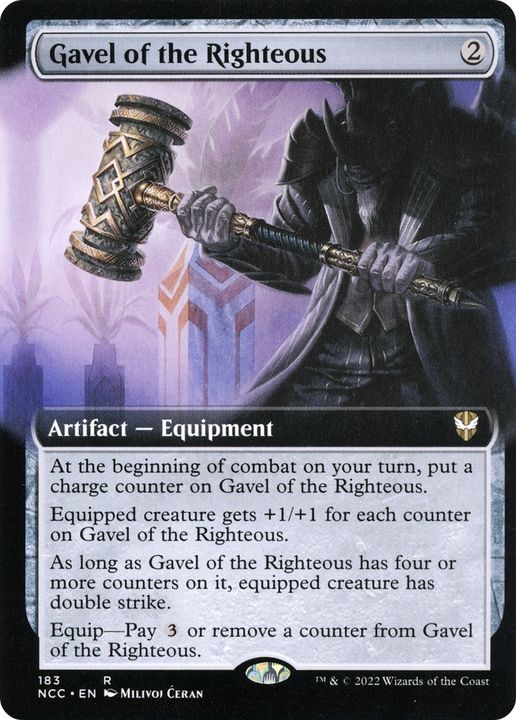 Gavel of the Righteous in the group Magic the Gathering / Sets / New Capenna Commander at Proxyprinters.com (65568)